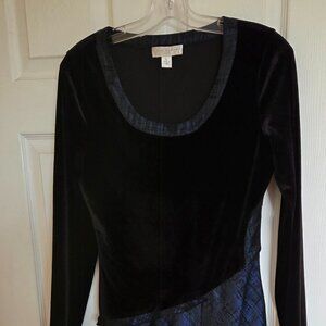 Boo Radley Velvet with Satin Like Textured‎ Skirt